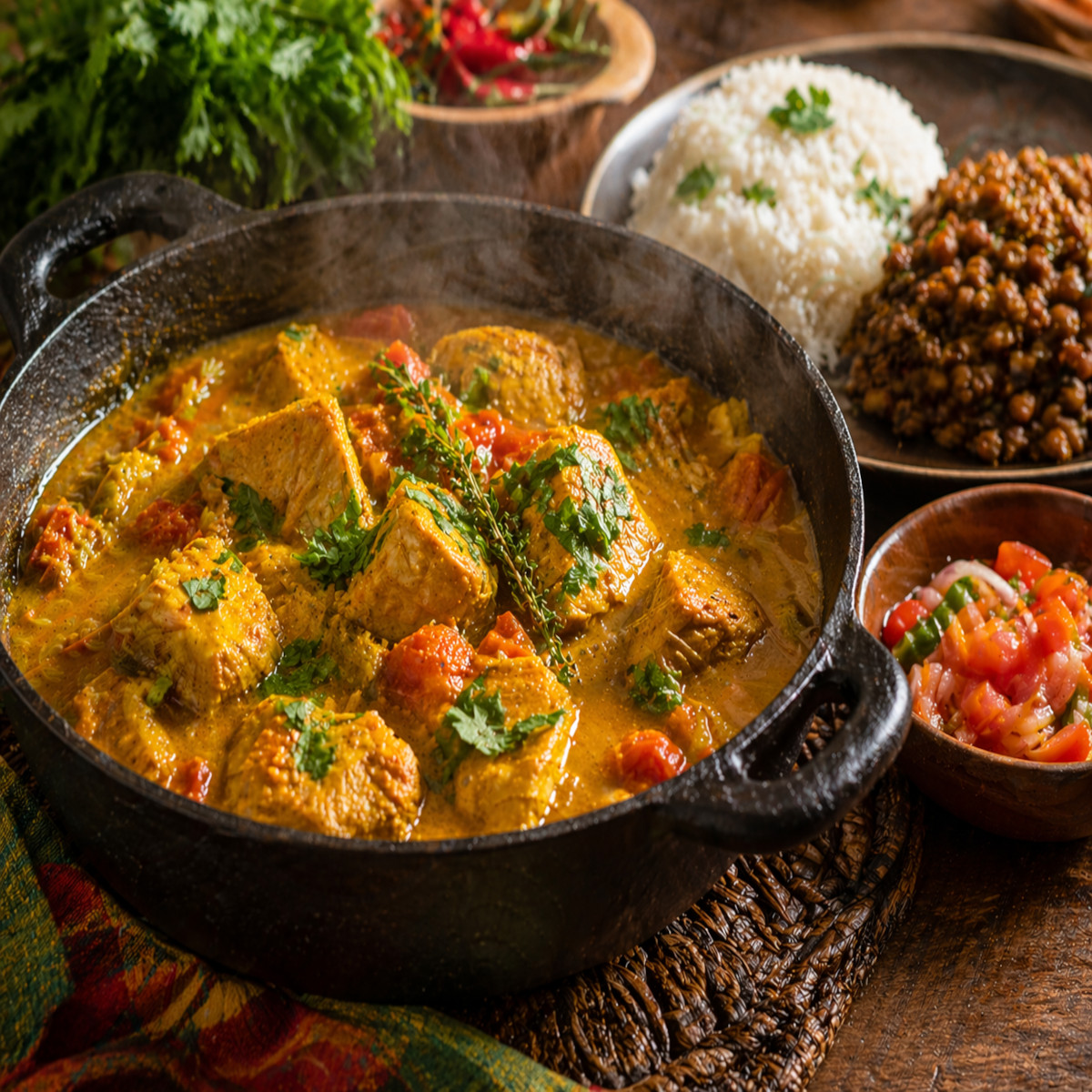 recette du cari de thon prêt